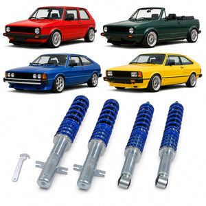 JOM Blueline Gevindundervogn VW Golf 1 Cabriolet – billede 3