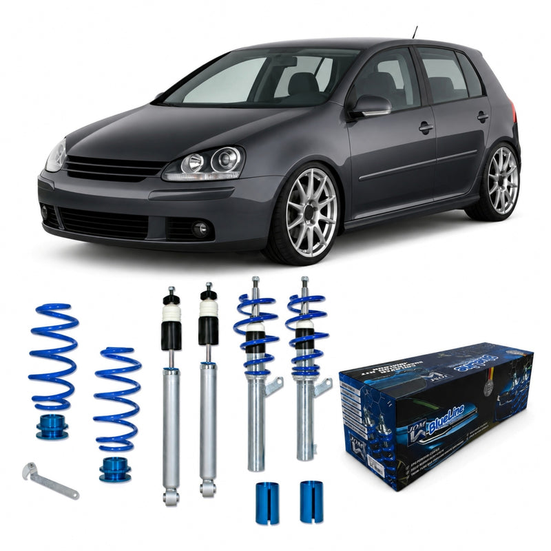 JOM Blueline Gevindundervogn VW Golf 5 – billede 1