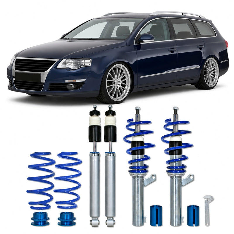 JOM Blueline Gevindundervogn VW Passat B6 3C – billede 3