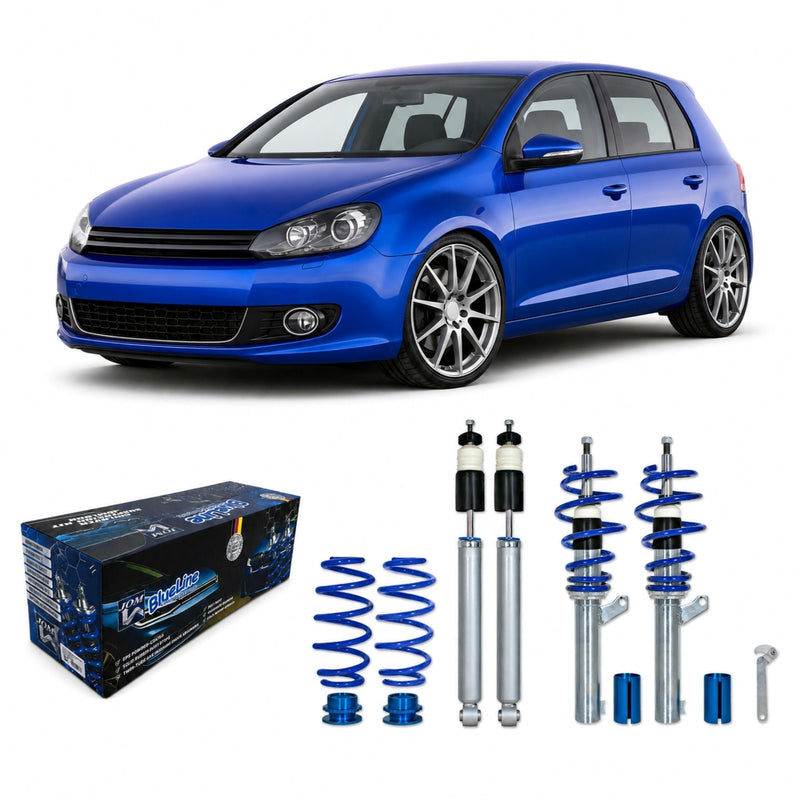 JOM Blueline Gevindundervogn VW Golf 6 – billede 1