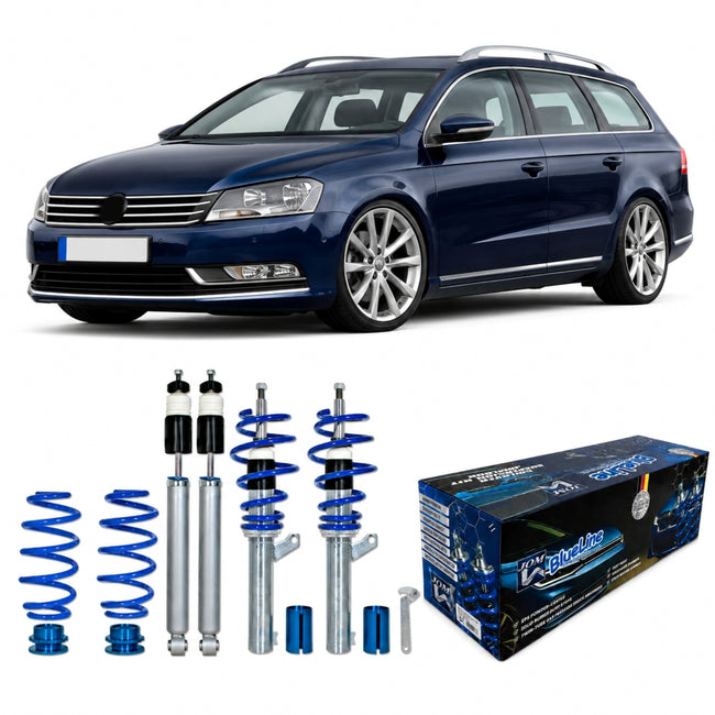 JOM Blueline Gevindundervogn VW Passat B7 3C – billede 1
