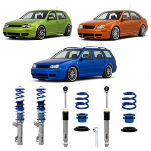 JOM Blueline Gevindundervogn VW Golf 4 / Bora – billede 2