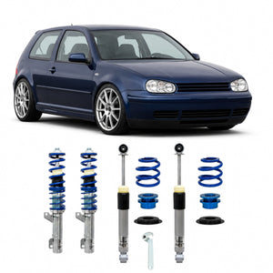 JOM Blueline Gevindundervogn VW Golf 4 R32 – billede 4