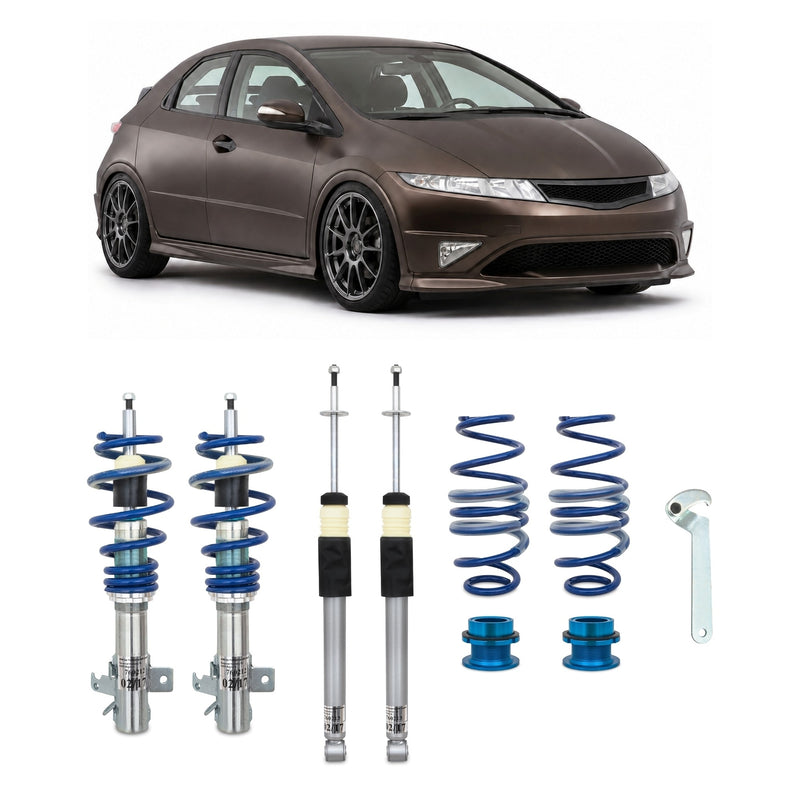 JOM Blueline Gevindundervogn Honda Civic – billede 4