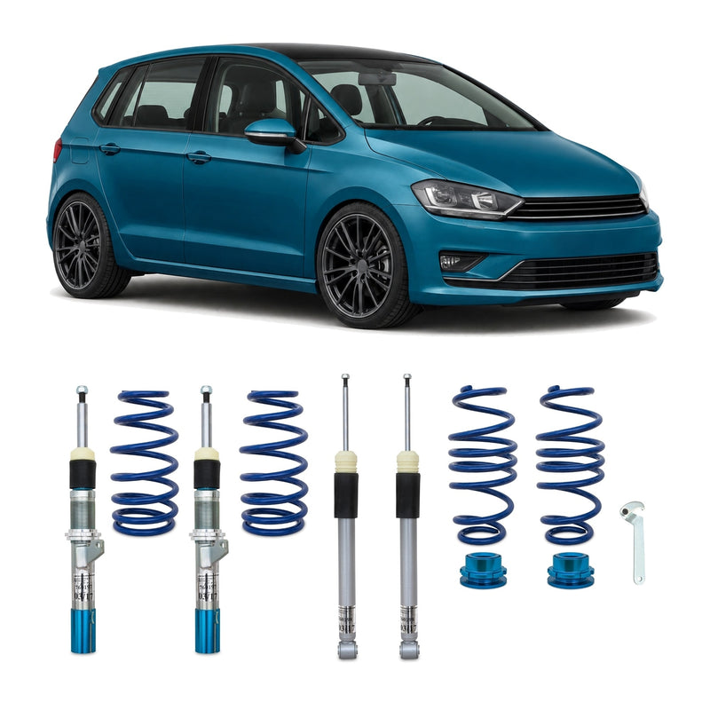 JOM Blueline Gevindundervogn VW Golf 7 – billede 3