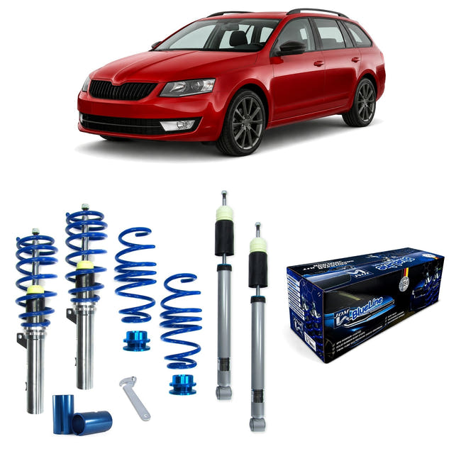 JOM Blueline Gevindundervogn Skoda Octavia Limo/ Kombi 5E – billede 1