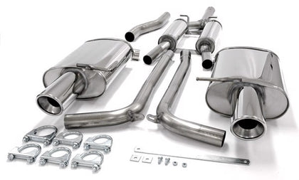 TA-Technix Duplex Catback system i rustfrit stål Audi A4 B6