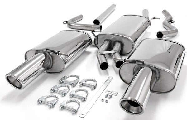 TA-Technix Duplex Catback system i rustfrit stål Audi A4 B7