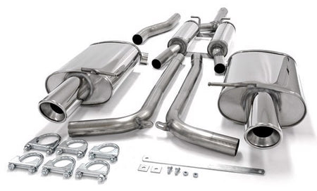 TA-Technix Duplex Catback system i rustfrit stål Audi A4 B7