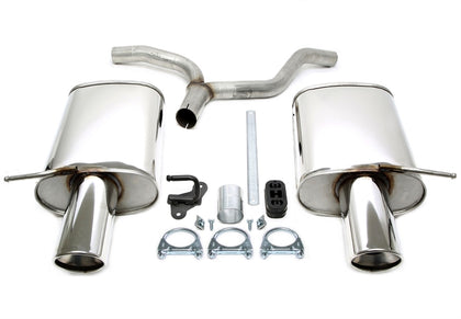 TA-Technix Duplex Catback system i rustfrit stål Audi A4 B6