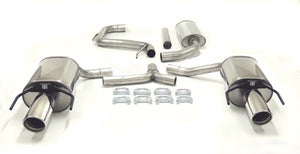 TA-Technix Duplex Catback system i rustfrit stål Saab 9-3