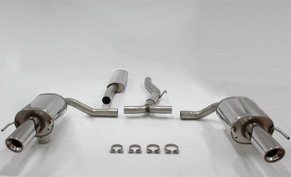 TA-Technix Duplex Catback system i rustfrit stål Saab 9-3