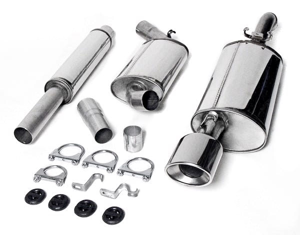 TA-Technix Catback system i rustfrit stål VW Corrado 53I