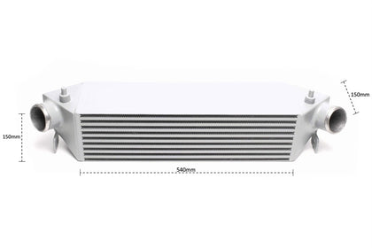 TA-Technix Intercooler Audi A3 8P – Sort intercooler stort design fra side
