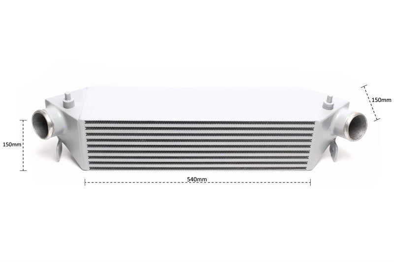 TA-Technix Intercooler Audi A3 8P – Sort intercooler stort design fra side