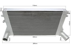 TA-Technix Intercooler VW Scirocco III – Sort intercooler kantet med øjet øverst