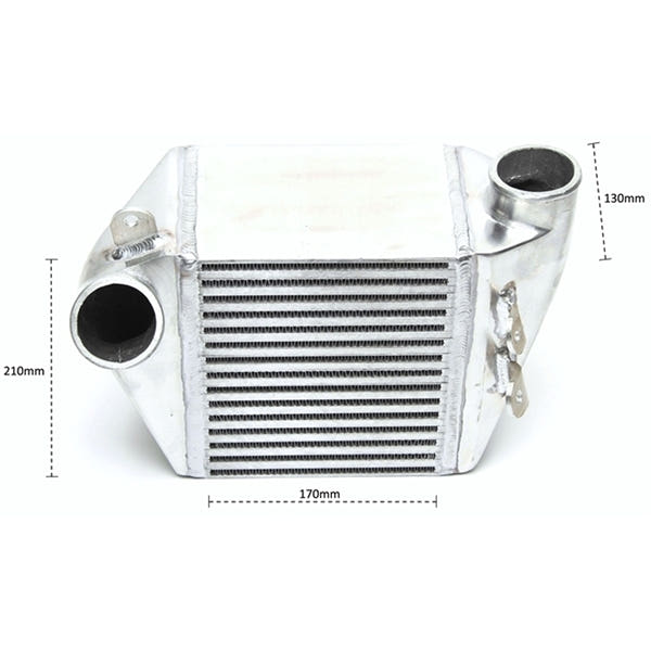 TA-Technix Intercooler Audi A3 8L – Sølv intercooler kantet model bred
