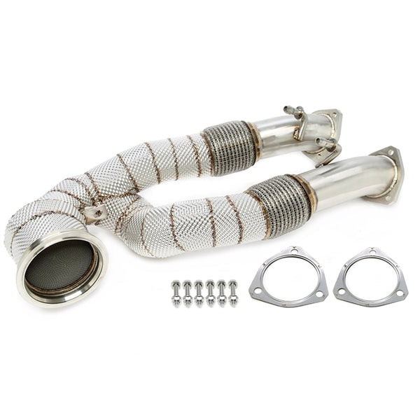 TA Technix Downpipe Med Varmeskjold Og Katalysator Converter Audi TT-RS Type 8J