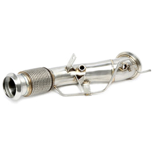 TA-Technix Downpipe BMW X3 + X4 G01, G02 – Sølvfarvet katalysator testør