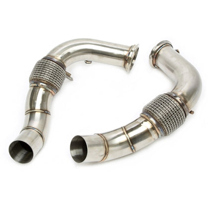 TA Technix Downpipe Uden Katalysator BMW 5 Serie M5 F10 – Monteringsdiagram med delnumre og monteringspunkter