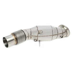 TA-Technix Downpipe Med Varmeskjold Og Katalysator BMW X3 G01 – Katalysator met steel cylindre