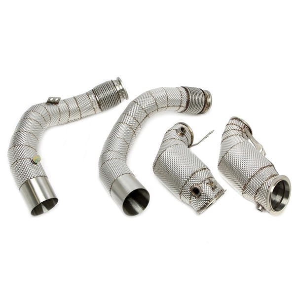 TA Technix Downpipe Med Varmeskjold Og Katalysator Converter BMW X6 M Type F96 – Downpipe neutral stål
