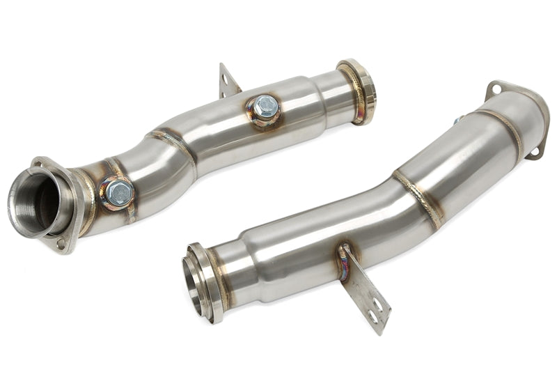 TA-Technix Downpipe Mercedes C-Klasse – To katalisatorrør med flangeforbinder