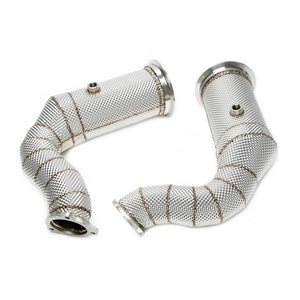 TA-Technix Downpipe Porsche Cayenne Turbo Type 9YA – Monteringsdiagram med delnumre