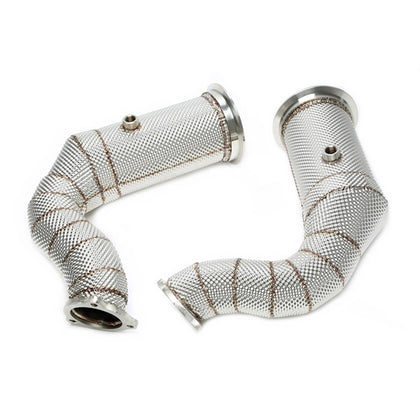 TA-Technix Downpipe Porsche Cayenne Turbo Type 9YA – Monteringsdiagram med delnumre