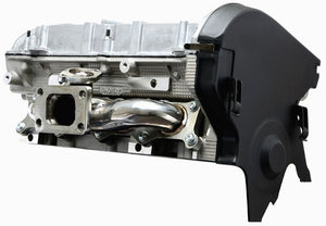 TA-Technix Turbo manifold i rustfrit stål Seat Leon 1M – Motor sort låg bagtil