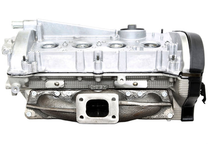 TA-Technix Turbo manifold i støbt stål VW Golf 4 – Motorhoved hvidt med rørmontage øjne