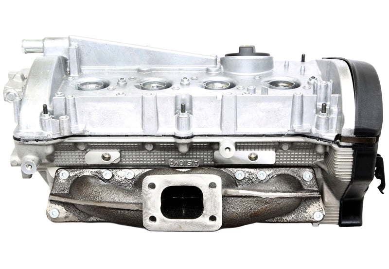 TA-Technix Turbo manifold i støbt stål VW Golf 4 – Motorhoved hvidt med rørmontage øjne