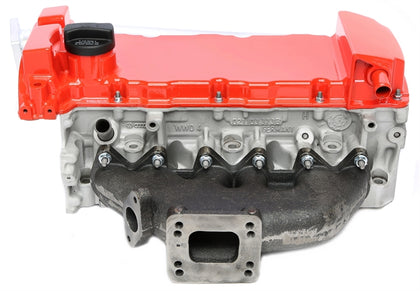 TA-Technix udstødningsdel – Motorhoved rød låg sølv