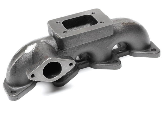 TA-Technix Turbo manifold i støbt stål VW Jetta II – Grå manifold lille bagtil