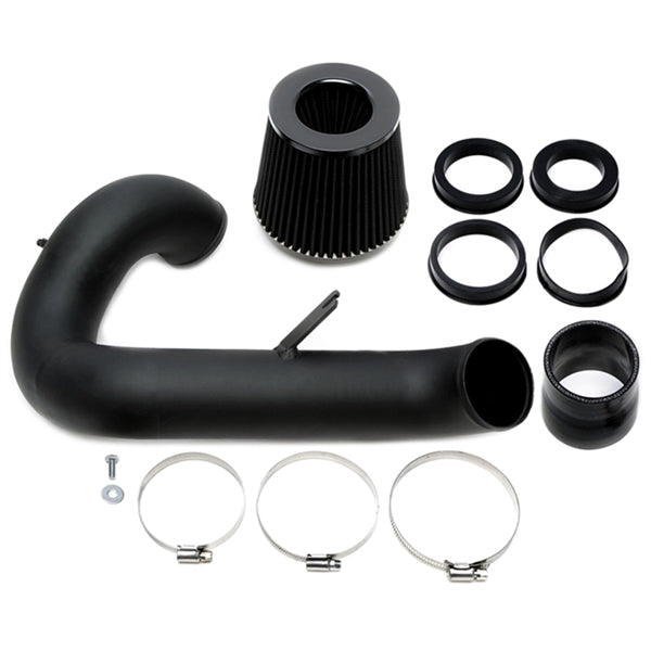 TA-Technix Air Intake Kit til Audi A4 B8 med sort luftfilter, sort indsugningsrør, klemmer og gummitilslutninger for forbedret l