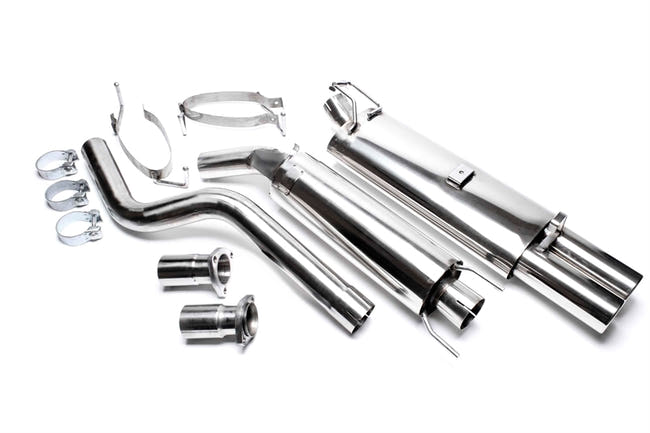 TA-Technix Catback system i rustfrit stål Opel Kadett E