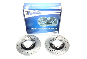 TA Technix Sport Bremseskivesæt, Foraksel Mitsubishi Lancer F II (A17_)