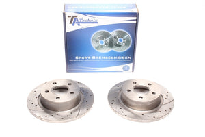 TA Technix Sport Bremseskivesæt, Bagaksel Ford Transit Connect Type P65, P70, P80