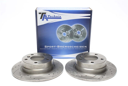 TA Technix Sport Bremseskivesæt, Bagaksel BMW 1 Serie Type E81, E87