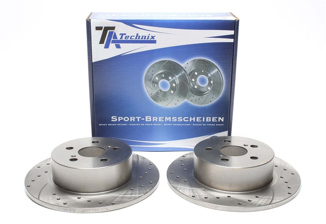 TA Technix Sport Bremseskivesæt, Bagaksel Toyota Avensis Station Wagon Type T22