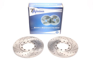 TA Technix Sport Bremseskivesæt, Bagaksel Ford Transit Flatbed/Chassis