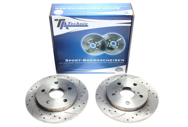 TA Technix Sport Bremseskivesæt, Bagaksel Toyota Corolla Notchback (E17/18)