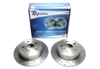 TA Technix Sport Bremseskivesæt, Bagaksel Toyota Camry Notchback Type XV4
