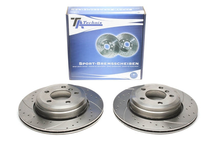 TA Technix Sport Bremseskivesæt, Bagaksel BMW 7 Serie Type E65, E66