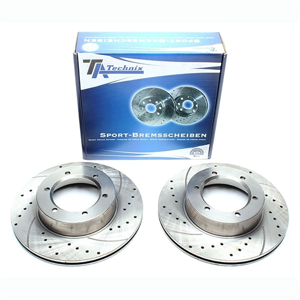 TA Technix Sport Bremseskivesæt, Foraksel Toyota Hilux II pick-up (LN8_, RN5_, LN6_, YN6_, YN5_, LN5_, RN6_)