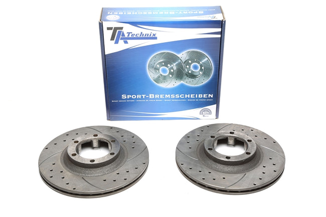 TA Technix Sport Bremseskivesæt, Foraksel Mitsubishi Pajero I Canvas Top (L04_G)