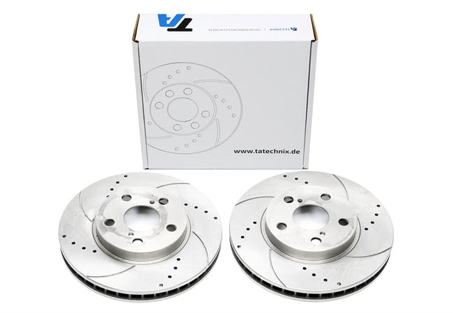 TA Technix Sport Bremseskivesæt, Foraksel Toyota Carina E Notchback (_T19_)