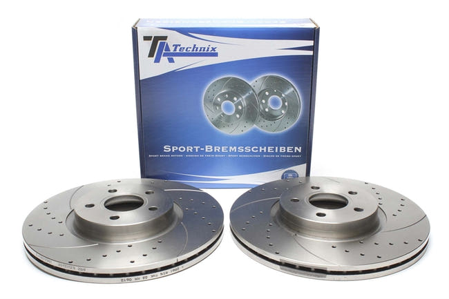 TA Technix Sport Bremseskivesæt, Foraksel Volvo S40 II Type MS