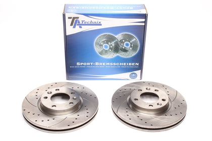 TA Technix Sport Bremseskivesæt, Foraksel Peugeot 407 (6D_)