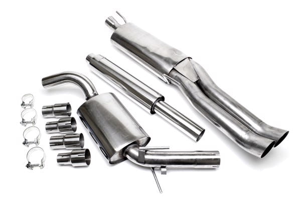 TA-Technix Catback system i rustfrit stål VW Golf 3